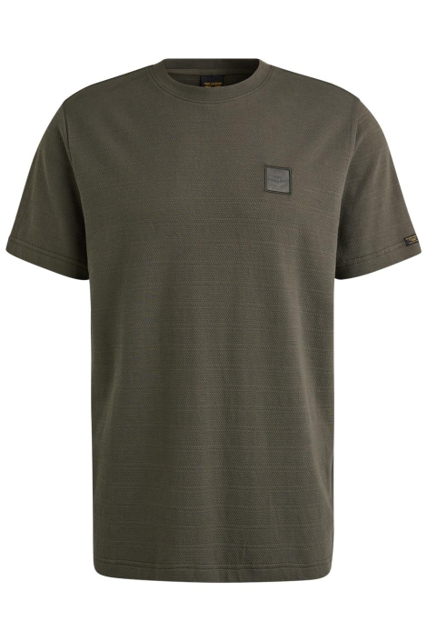 PME legend short sleeve r-neck jacquard strip